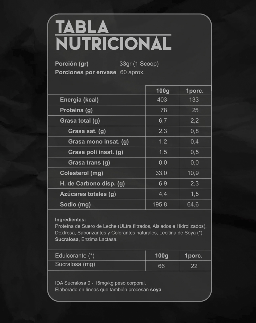 FIT PROTEIN 100% WHEY GRIZZLYBEAR - Imagen 4